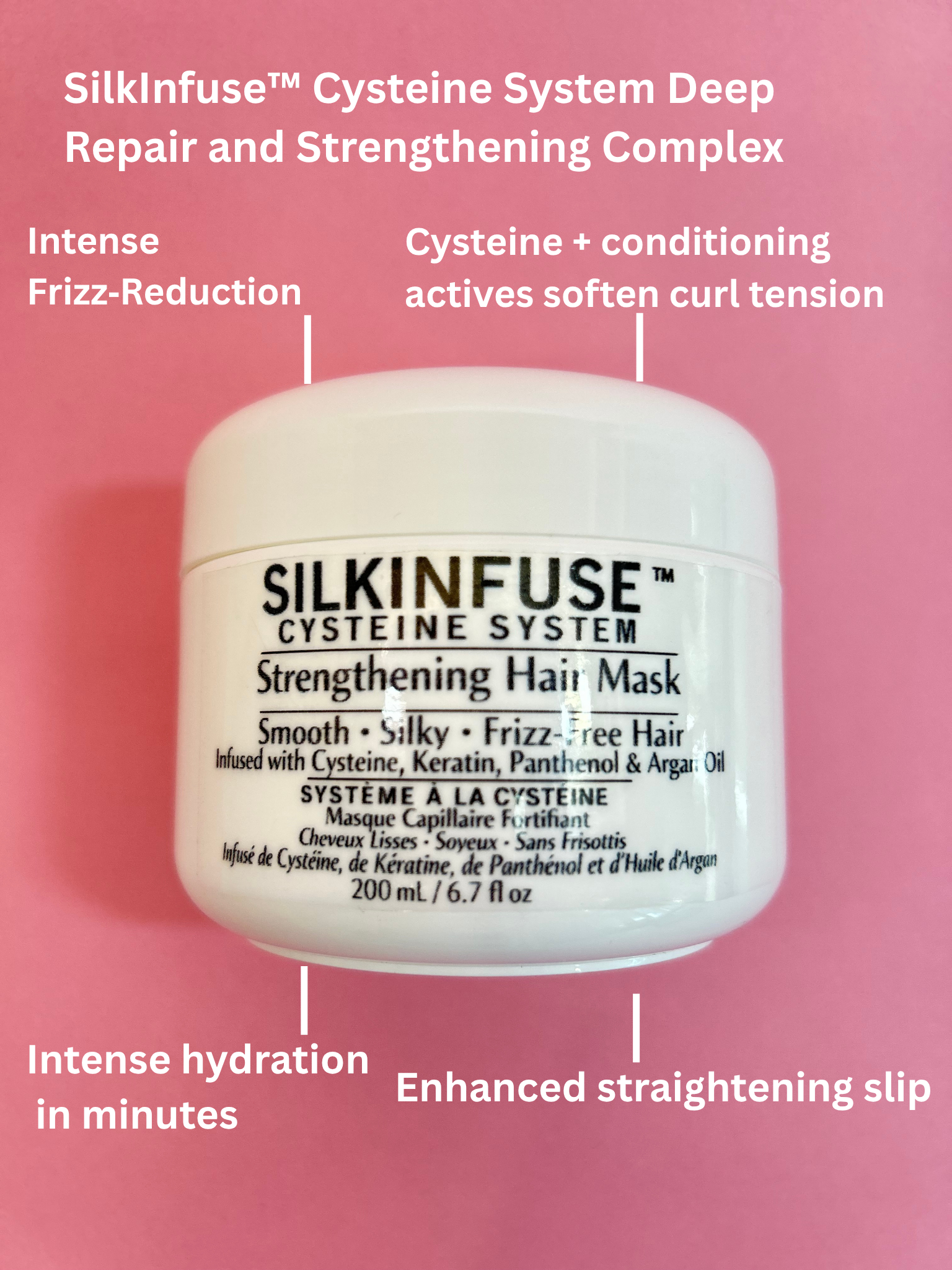 SilkInfuse Cysteine Strengthening Hair Mask